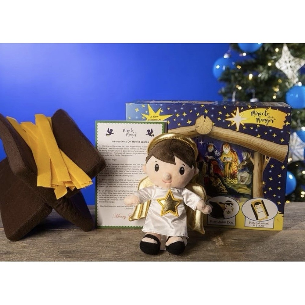 Roman Miracle in a Manager 6 Pc. Plush Set with Book, Alternative Elf On Shelf